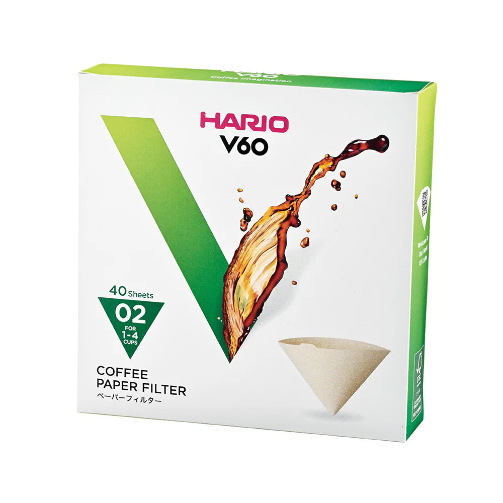 Hario V60 Paper Filter 02 Dripper x 40