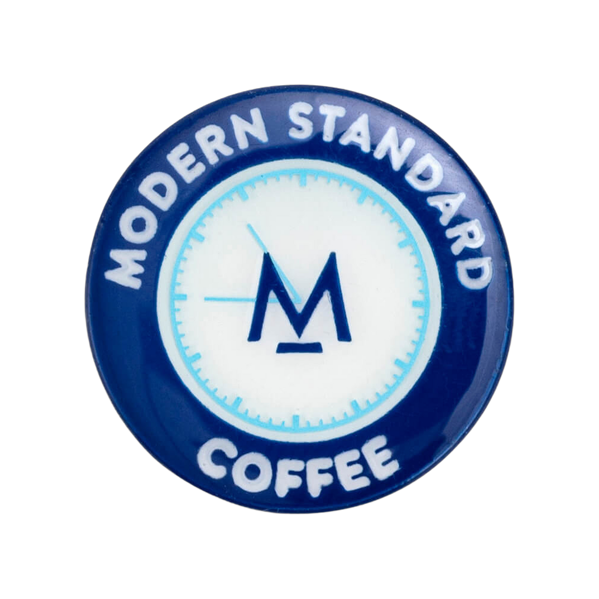Café Clock Enamel Pin