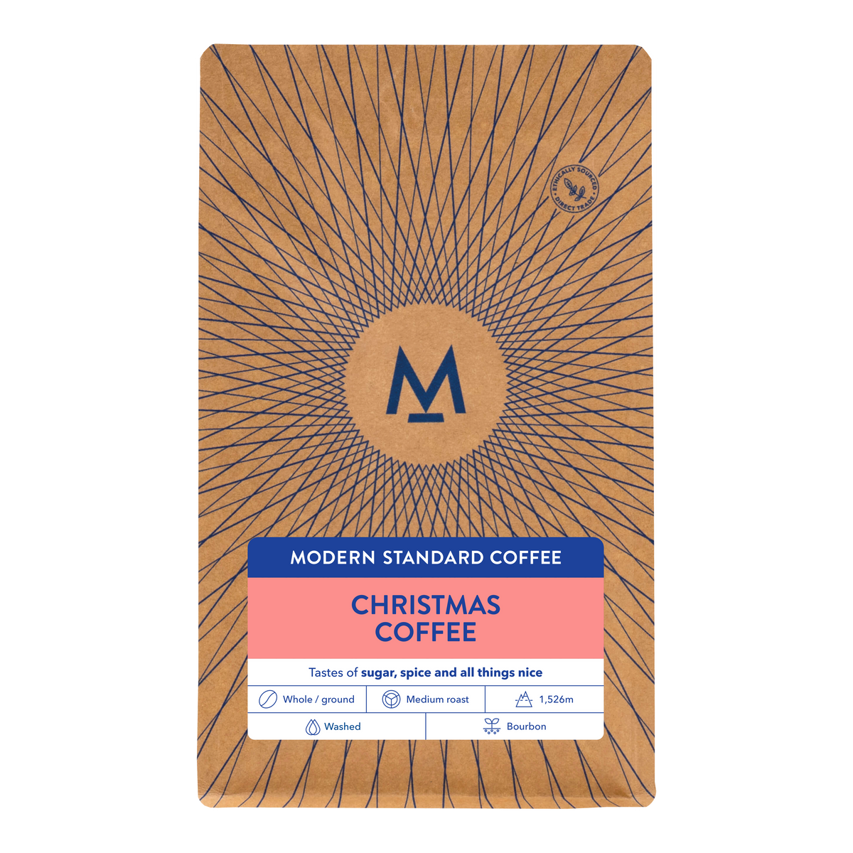 Christmas Coffee 200g bag, tastes of sugar, spice and all things nice | Modern Standard Coffee
