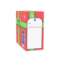 Christmas Coffee in free gift wrap: Elf Mo red gift box with green ribbon, gift tag | Modern Standard Coffee