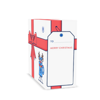 Christmas Coffee in free gift wrap: Rudolph Mo white gift box with red ribbon, gift tag | Modern Standard Coffee