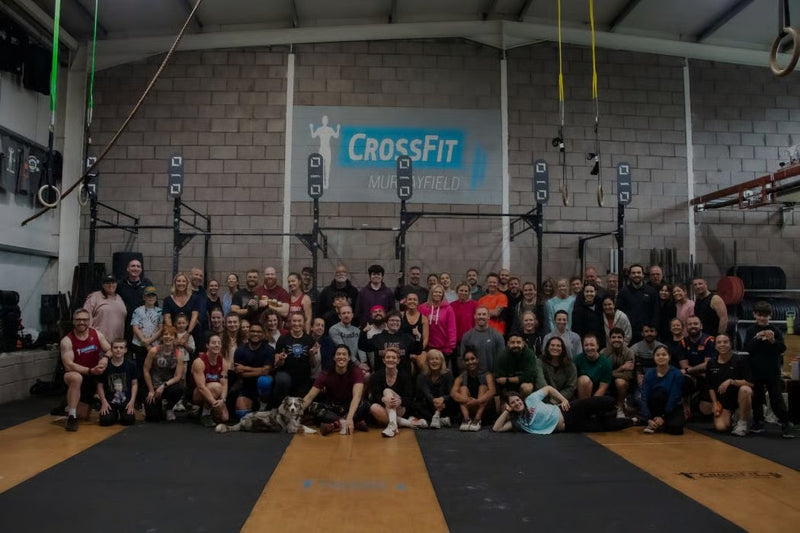 Members of CrossFit Murrayfield in their Edinburgh gym
