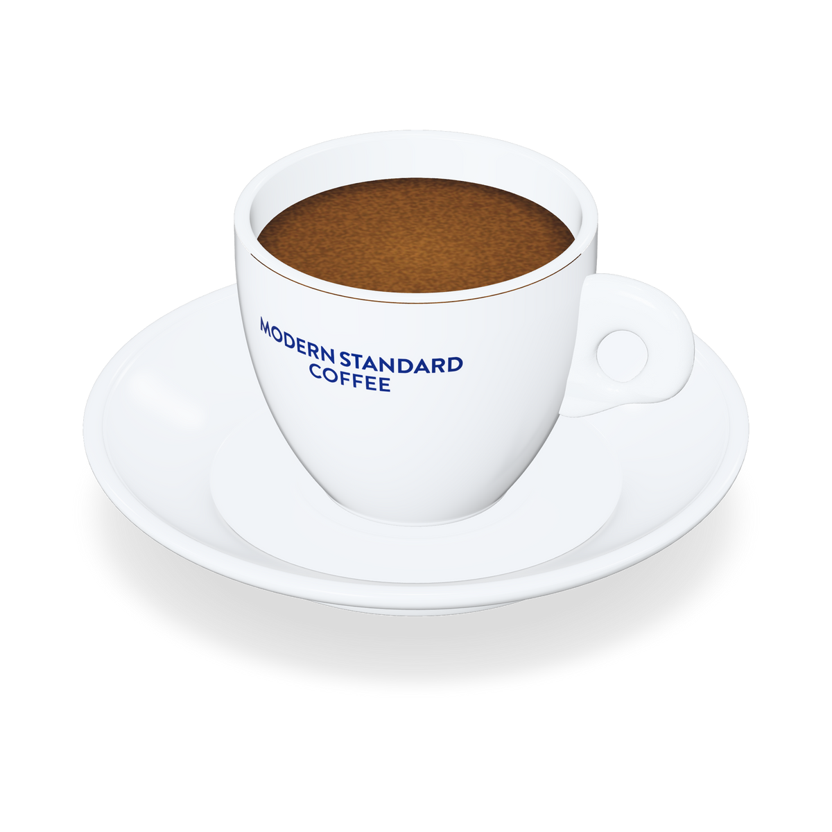 Modern Standard Coffee branded Ancap Verona espresso cup and saucer (75ml)