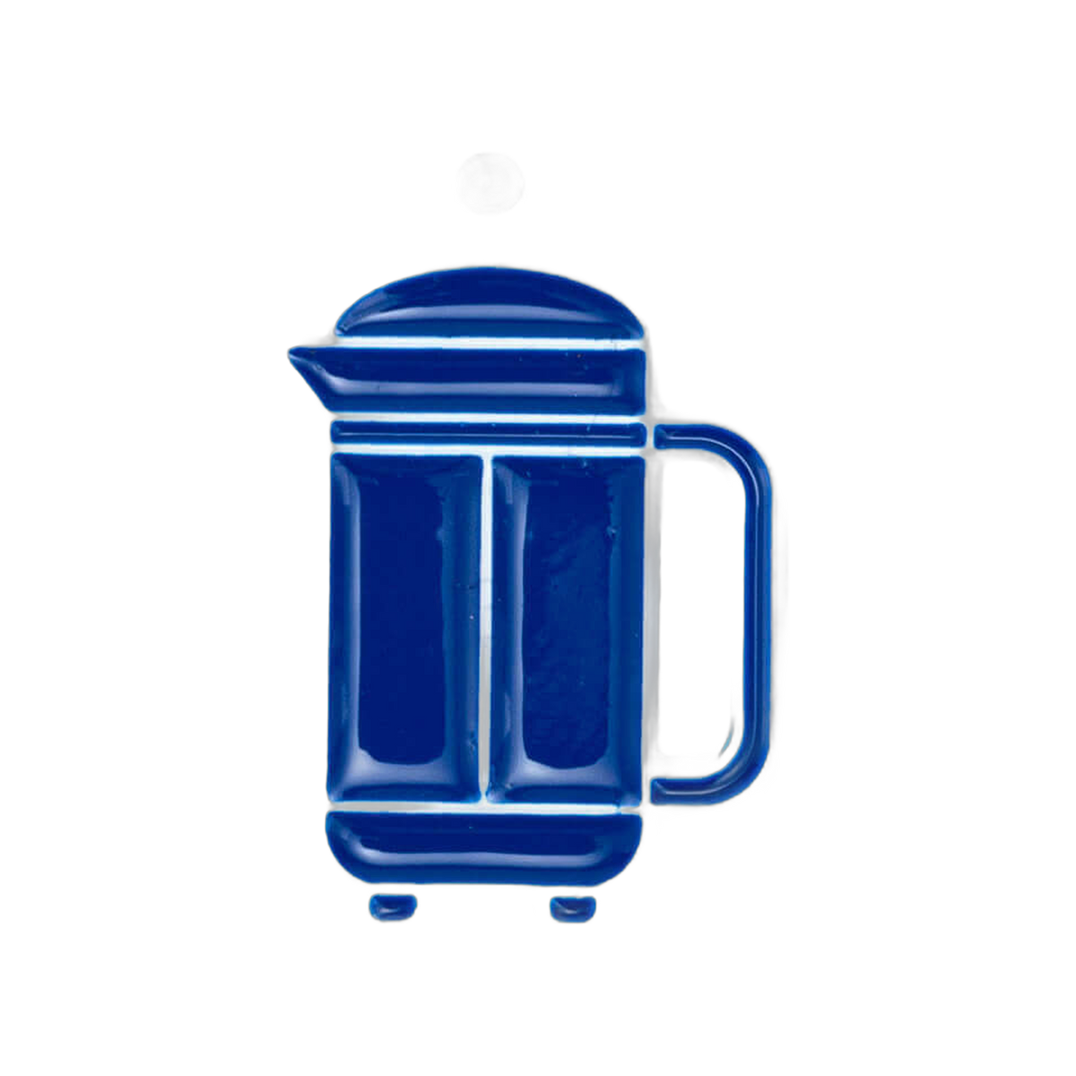 French Press Enamel Pin