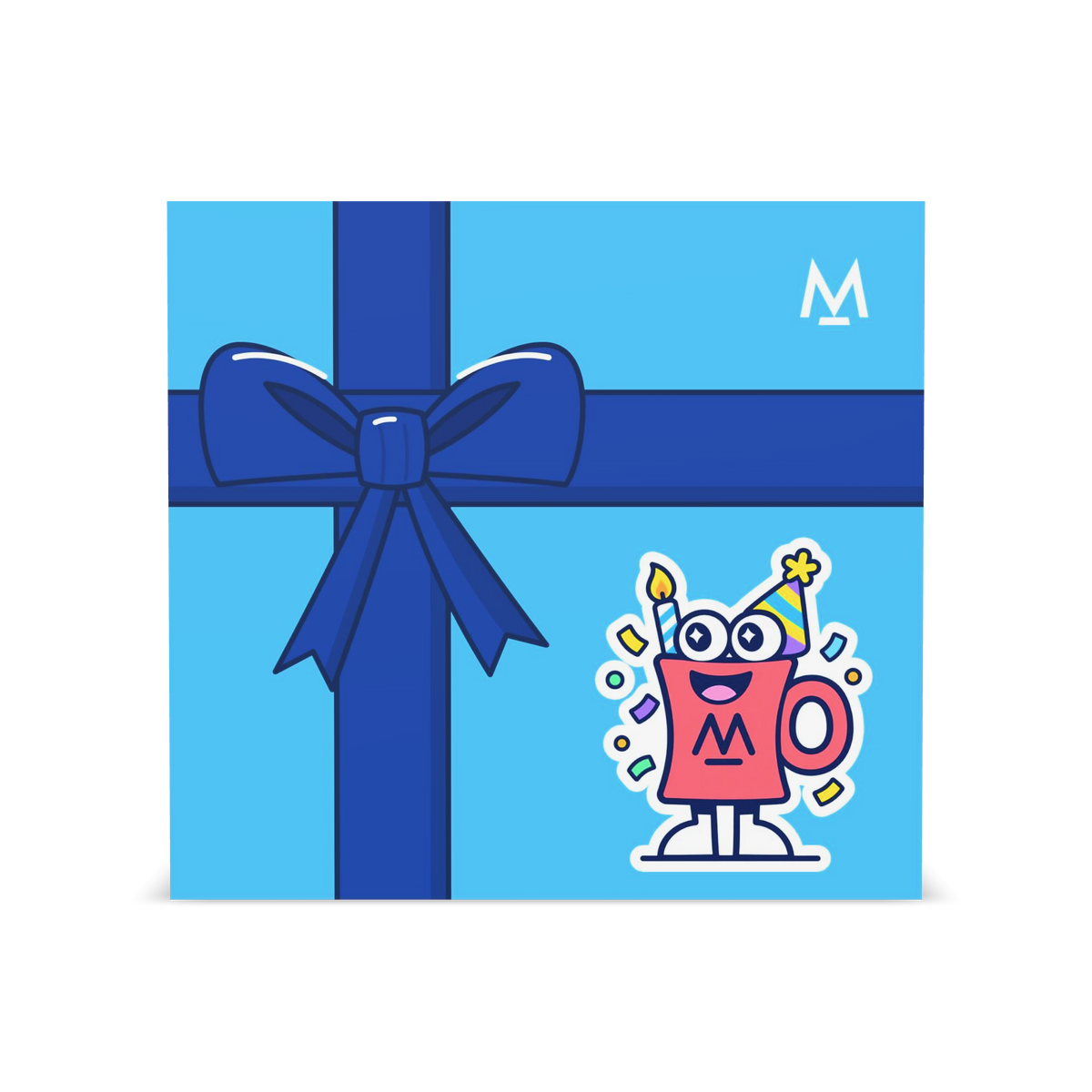 Happy Birthday Coffee Gift Box – gift box, front