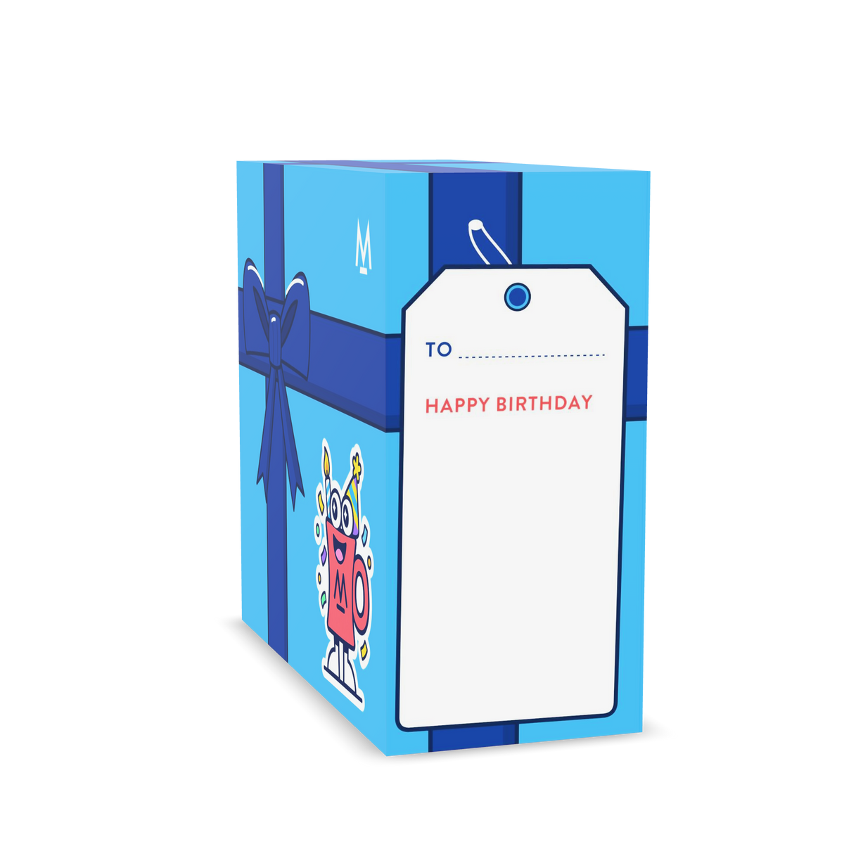 Happy Birthday Coffee Gift Box – gift box write-on gift tag