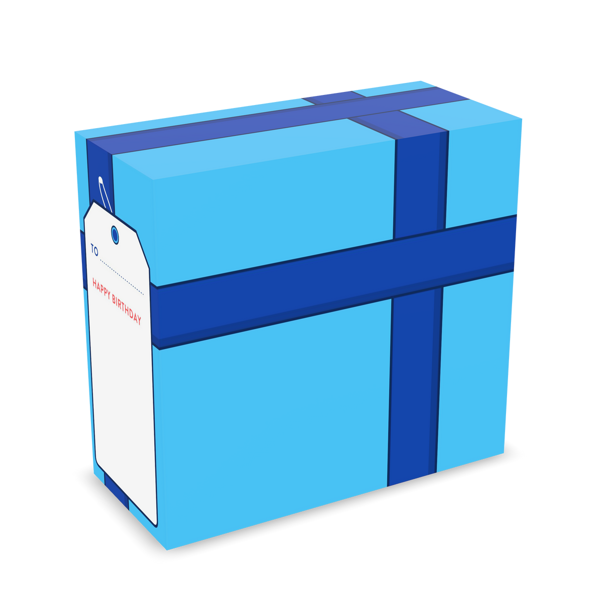 Happy Birthday Coffee Gift Box – gift box, back