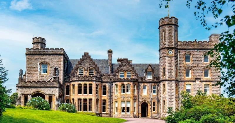 A luxury castle hotel in the Scottish Highlands