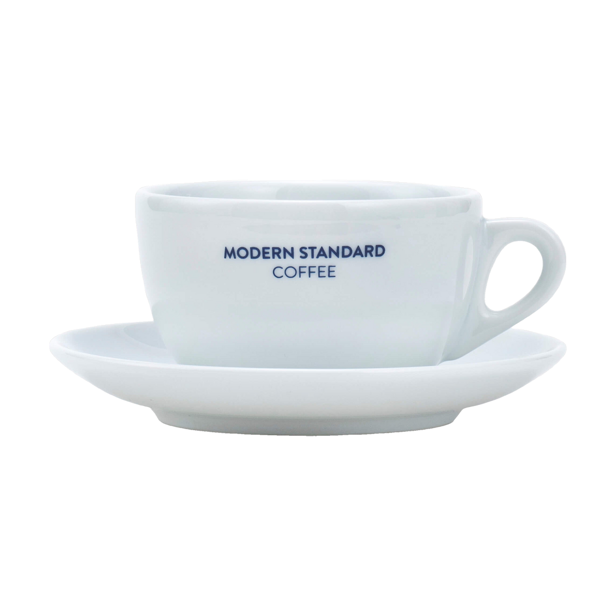 Modern Standard Coffee branded Ancap Verona latte cup and saucer (260ml / 10oz)