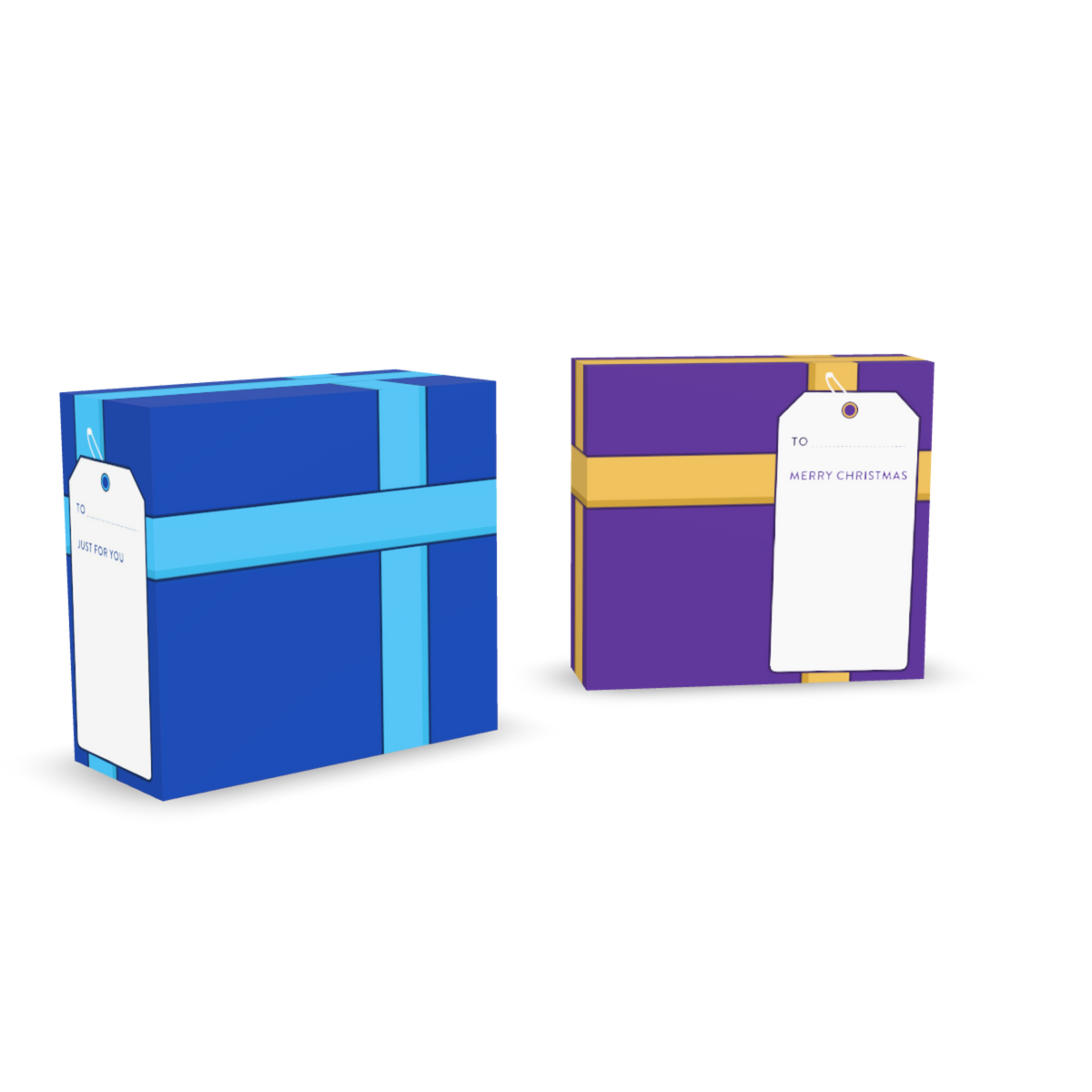 Hot Chocolate & Coffee Gift Box (Mocha Lovers) – both write-on gift tags