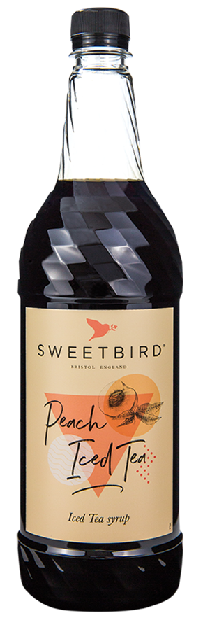 Sweetbird Peach Iced Tea syrup 1 litre bottle