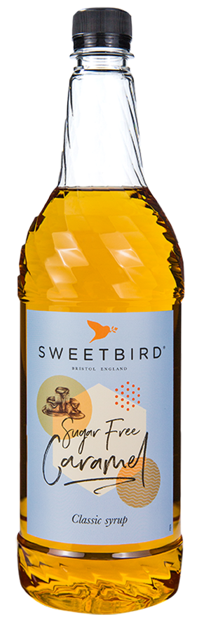 Sweetbird Sugar-Free Caramel syrup 1 litre bottle