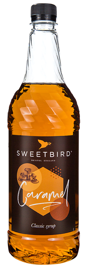 Sweetbird Caramel syrup 1 litre bottle