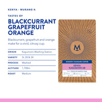 Kagumoini AB tasting notes and origin details