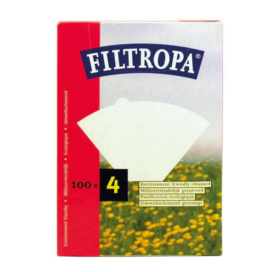 Filtropa white size 4 filter papers (100)