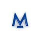 Modern Standard M Logo Enamel Pin