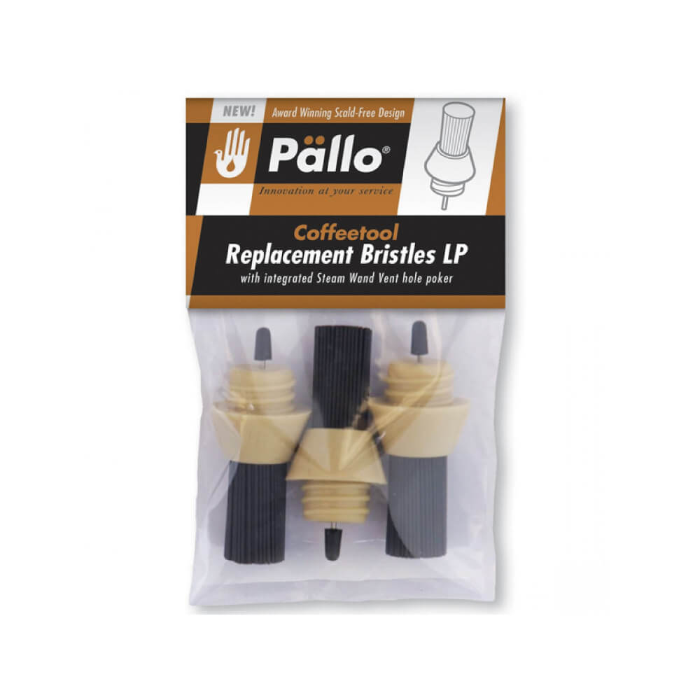 Pallo replacement bristles for group head cleaning brush, 3 pack
